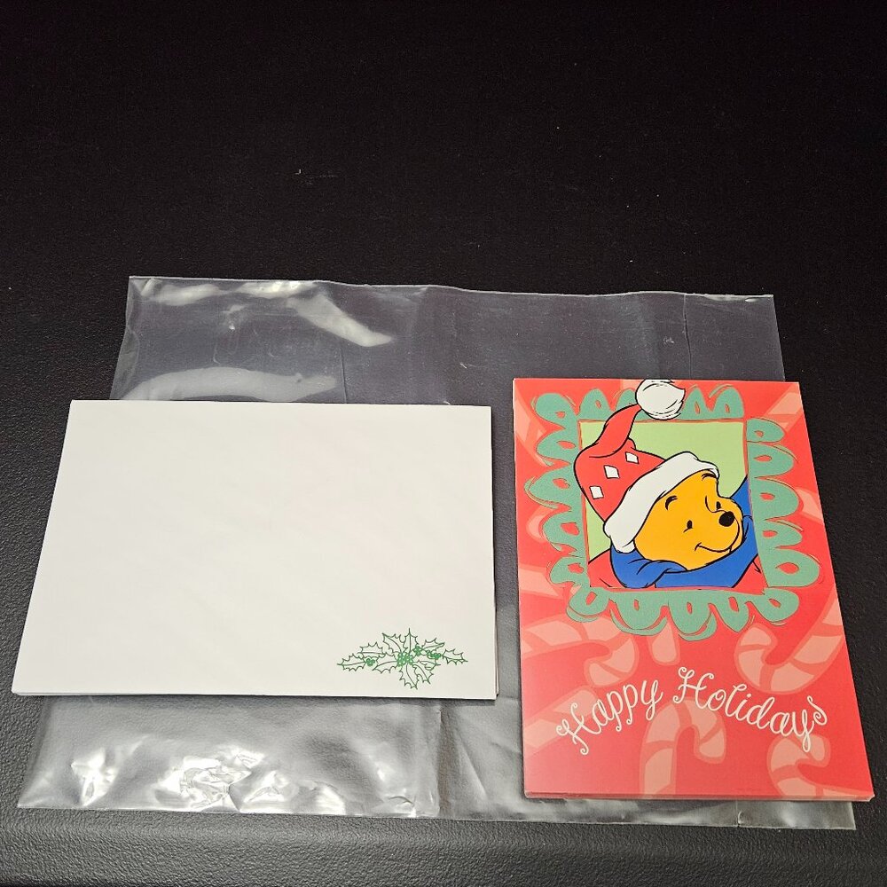 Vintage 1998 Cleo Winnie the Pooh Happy Holidays Cards (13 Cards/13Envelopes)